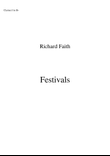 Richard Faith/László Veres: Festivals for concert band, Bb clarinet I part