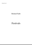 Richard Faith/László Veres: Festivals for concert band, Bb clarinet II part