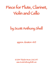 Piece for Flute, Clarinet, Violin and Cello