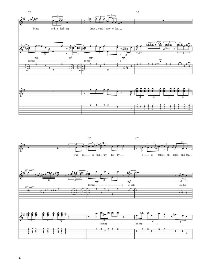 Blues With A Feeling Blues With A Feeling Acoustic Guitar scores gallery preview page 4