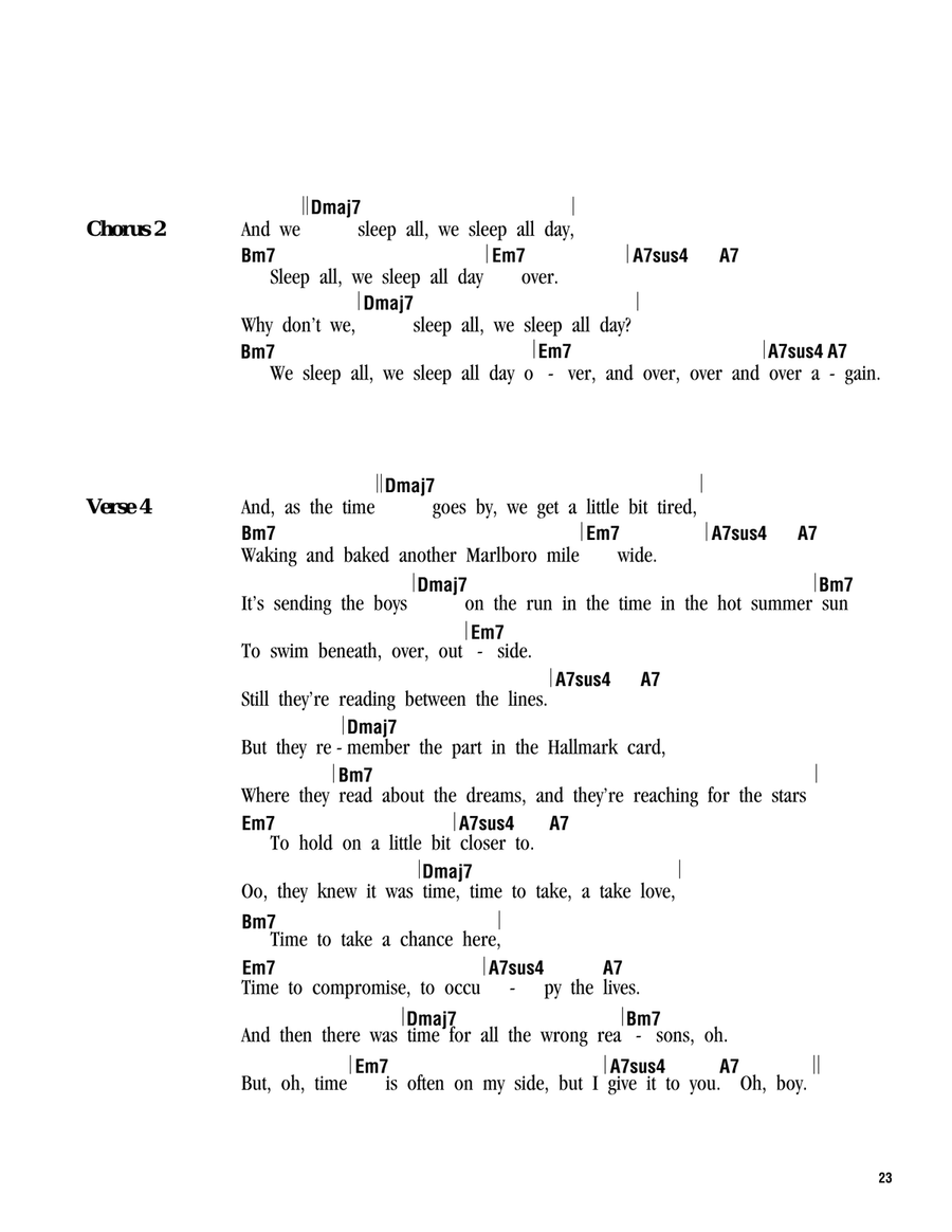 Sleep All Day Sleep All Day Ukulele scores gallery preview page 3