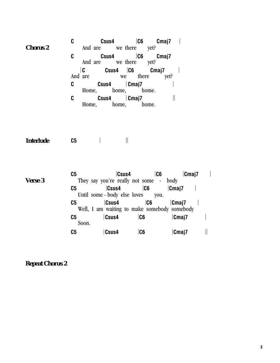 Are We There Yet Are We There Yet Ukulele scores gallery preview page 2
