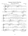 Summer's End for Flute, Oboe and Bassoon