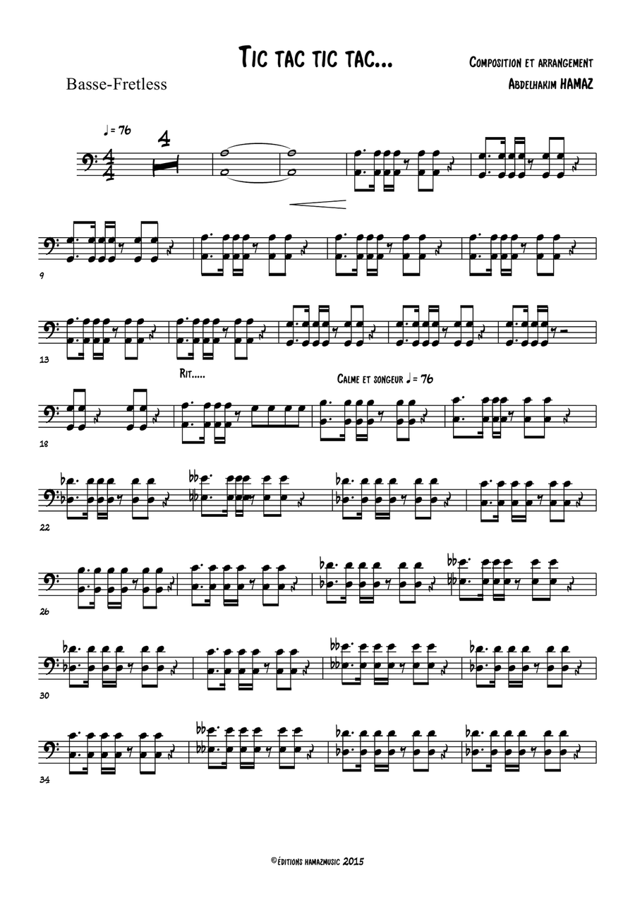 Jazz-Fusion - Tic Tac Tic Tac Jazz Ensemble scores gallery preview page 2