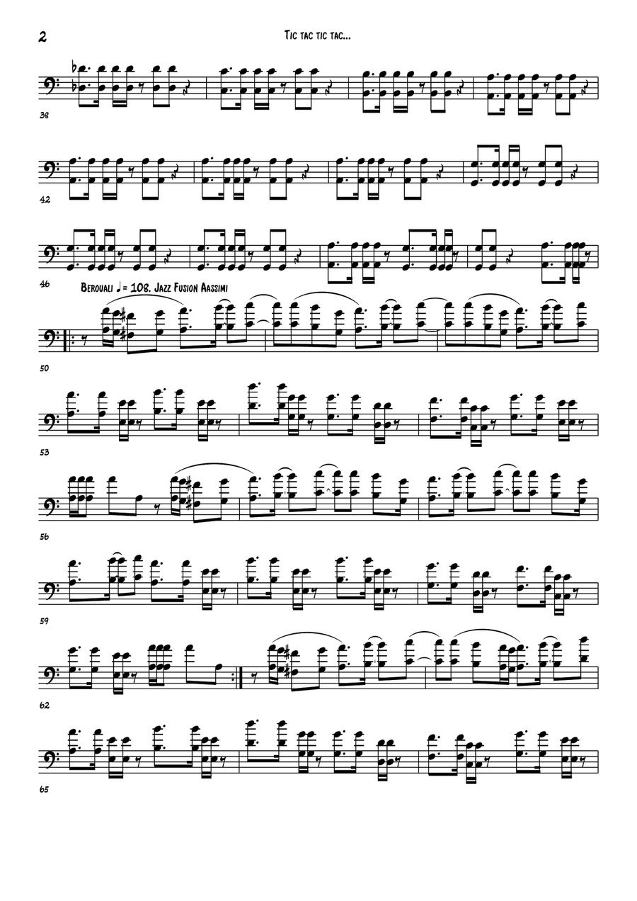 Jazz-Fusion - Tic Tac Tic Tac Jazz Ensemble scores gallery preview page 3