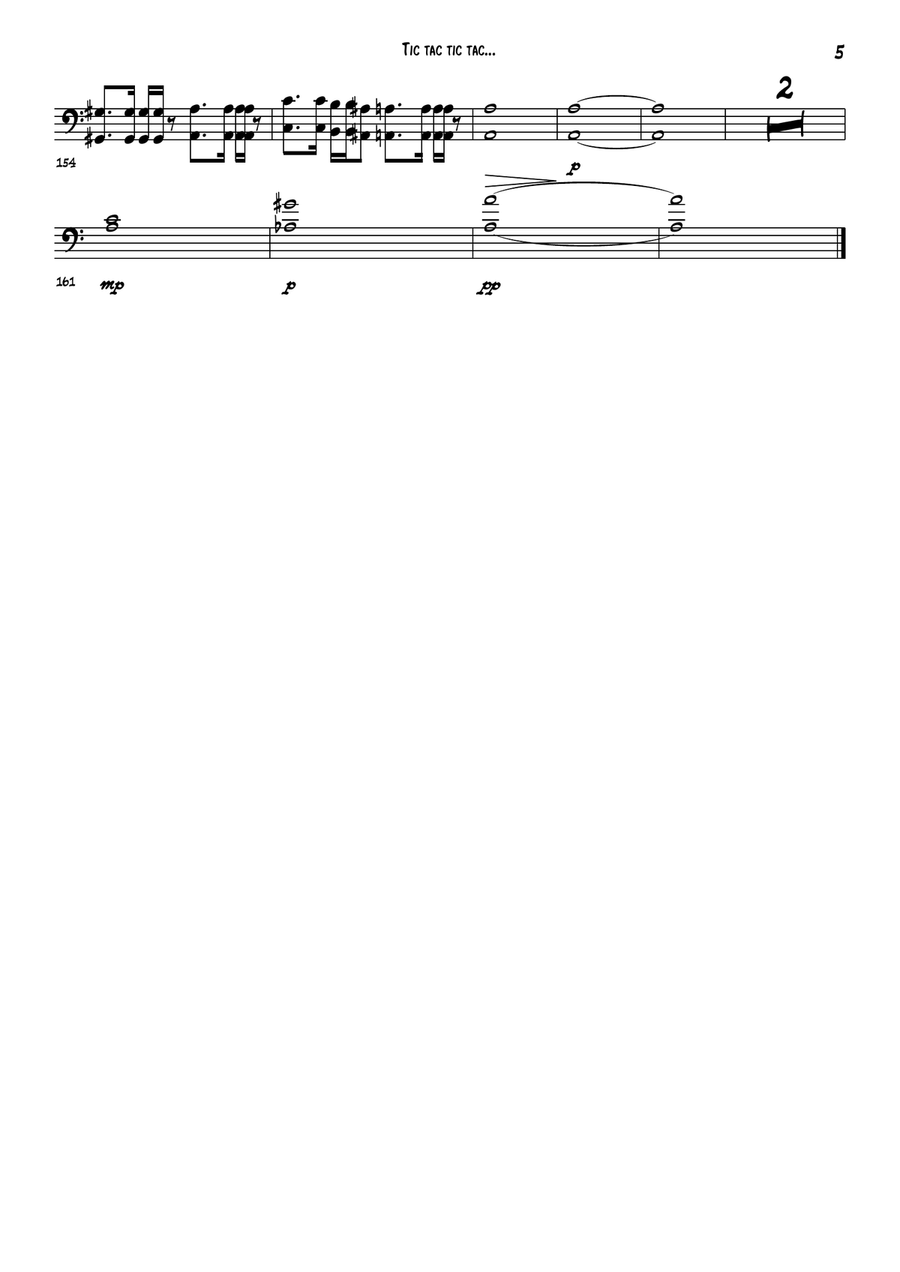Jazz-Fusion - Tic Tac Tic Tac Jazz Ensemble scores gallery preview page 6