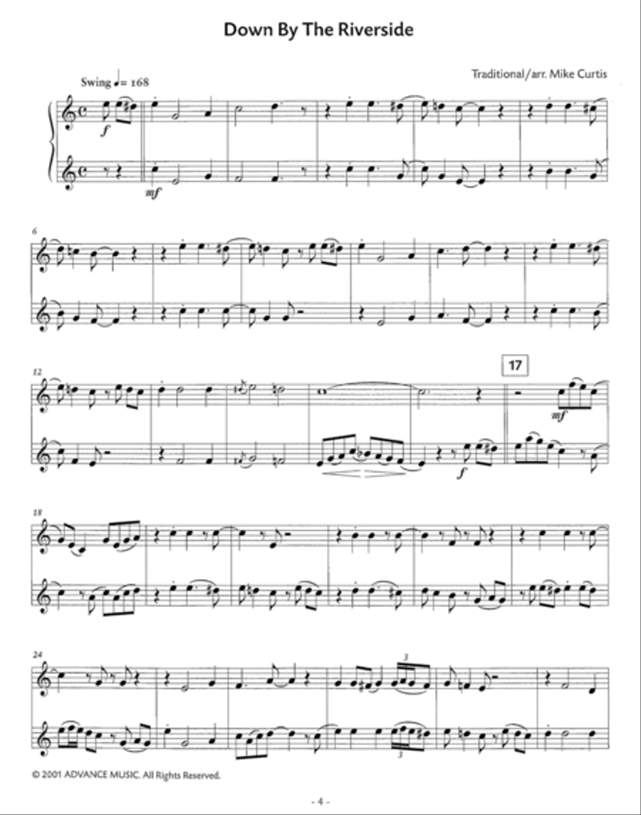 8 Duos on Early American Jazz Tunes Woodwind Duet scores gallery preview page 2