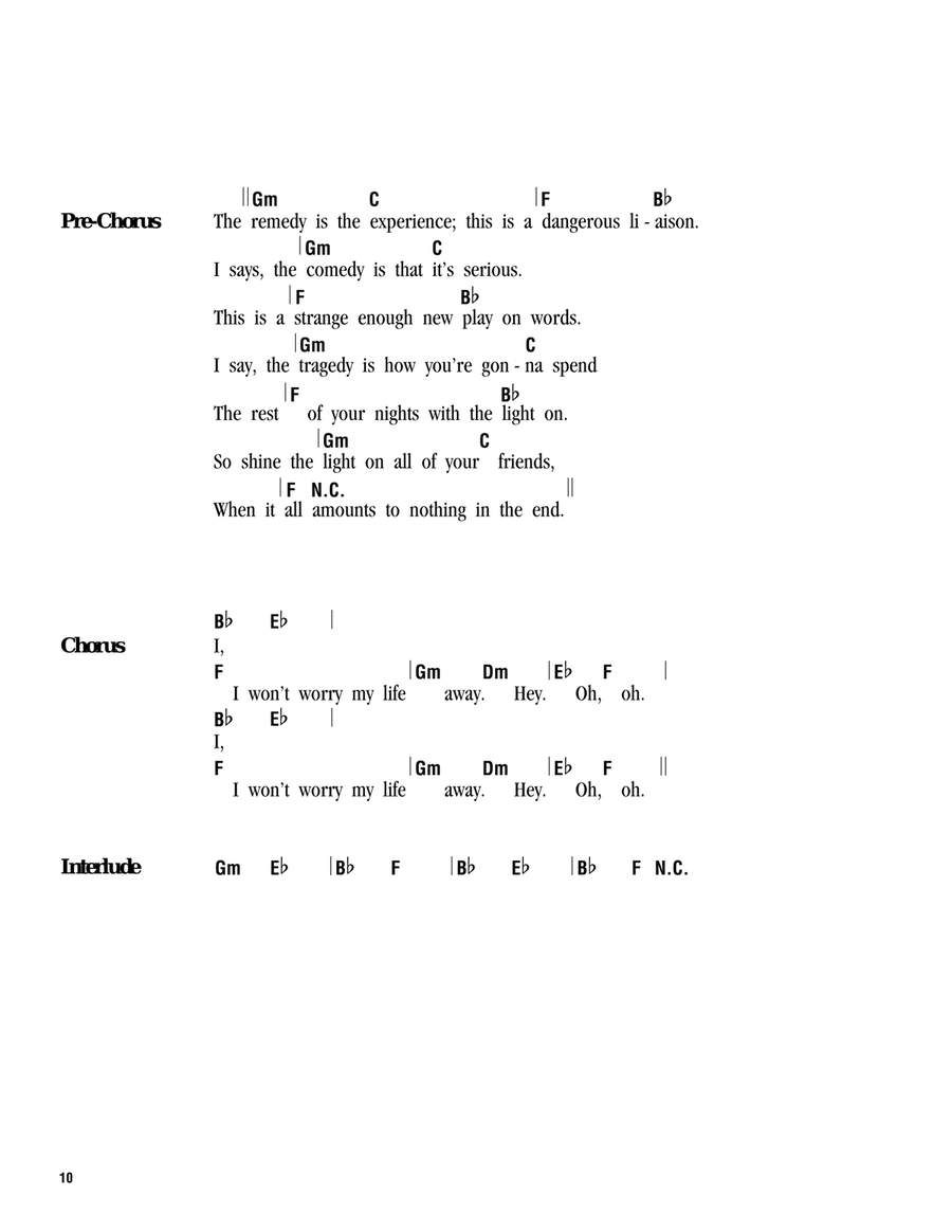 The Remedy (I Won't Worry) Ukulele scores gallery preview page 2
