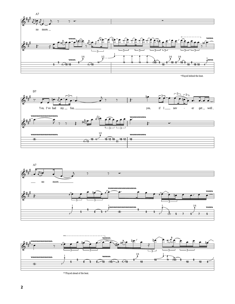 Going Down Slow Going Down Slow Acoustic Guitar scores gallery preview page 2
