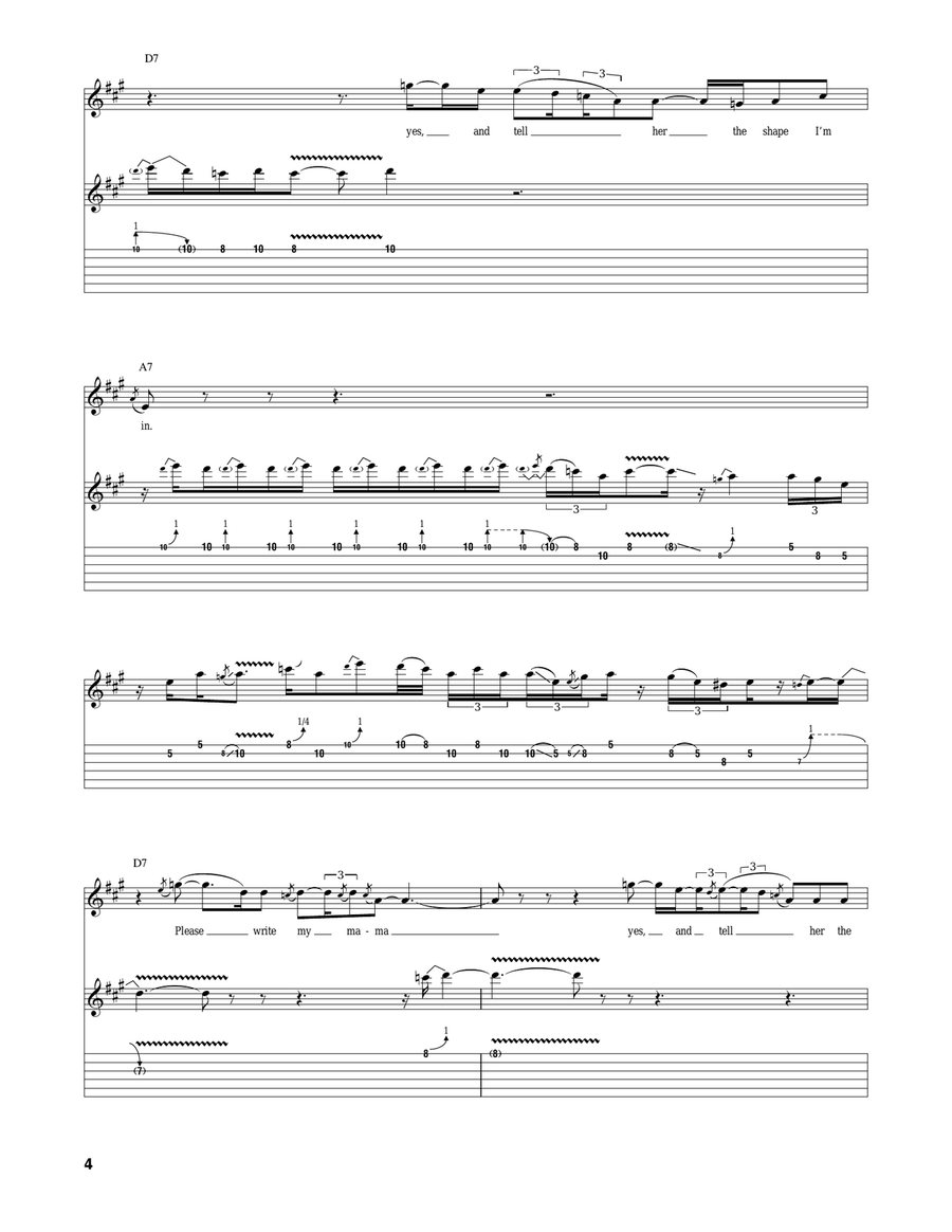 Going Down Slow Going Down Slow Acoustic Guitar scores gallery preview page 4