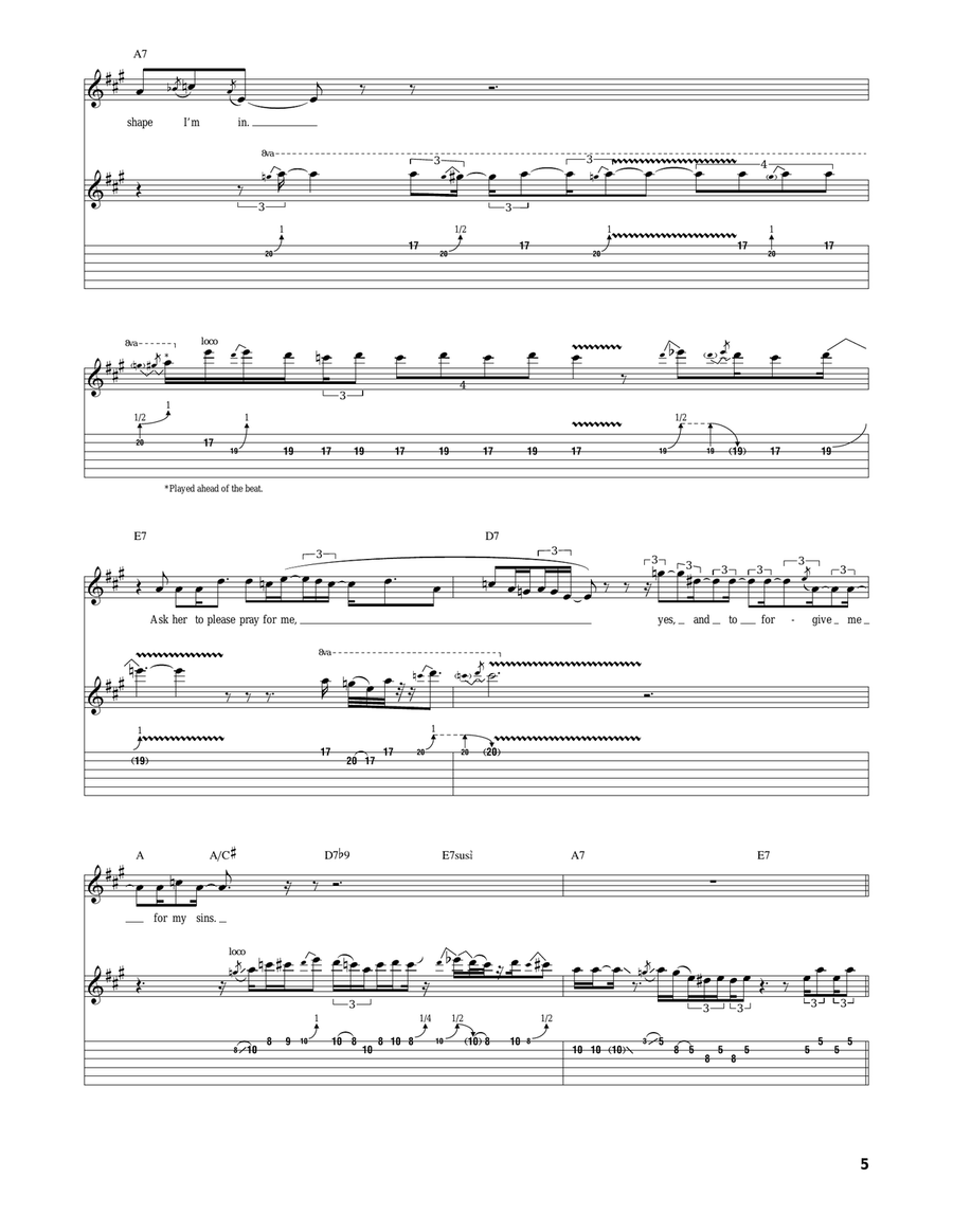 Going Down Slow Going Down Slow Acoustic Guitar scores gallery preview page 5