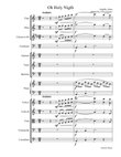 Oh Holy Night for Bariton, Soprano and Tenor, Score and set of parts