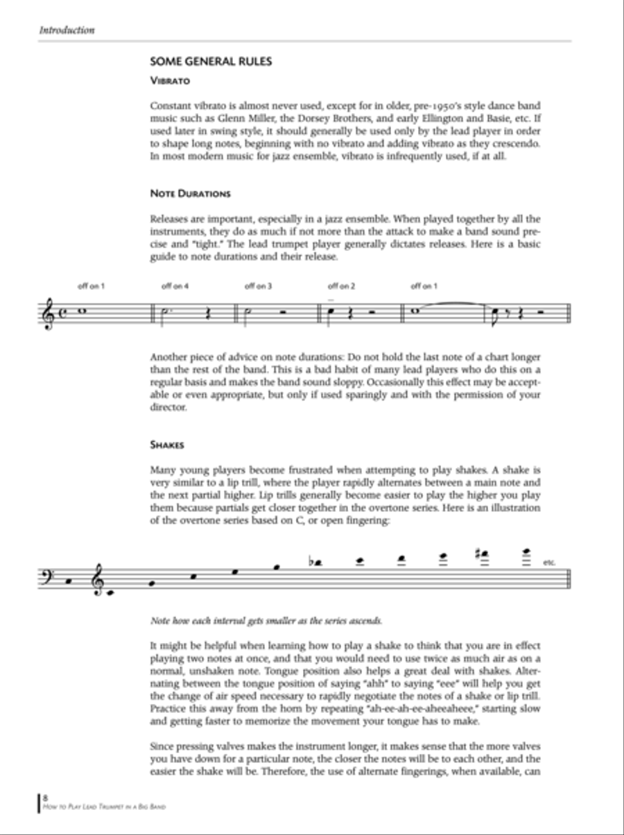 How to Play Lead Trumpet in a Big Band A Trumpet scores gallery preview page 2