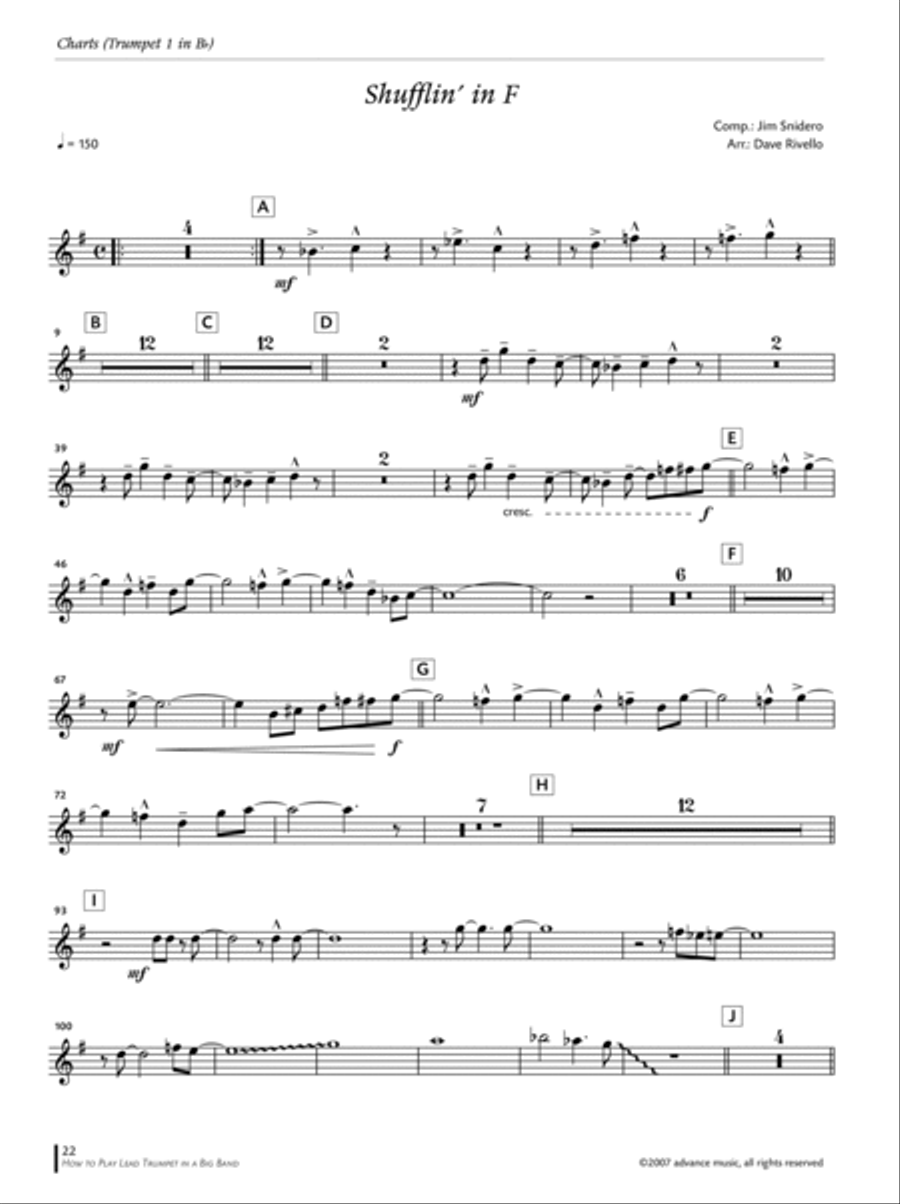 How to Play Lead Trumpet in a Big Band A Trumpet scores gallery preview page 4