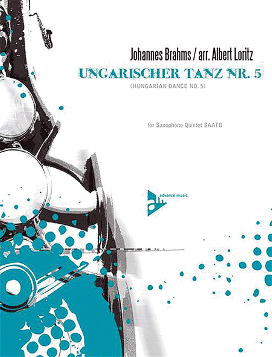 Ungarischer Tanz Nr. 5 Ungarischer Tanz Nr. 5 Saxophone Quintet scores gallery preview page 1