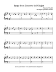 Largo from Concerto in D Major