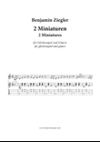 2 Miniatures for Glockenspiel and Guitar