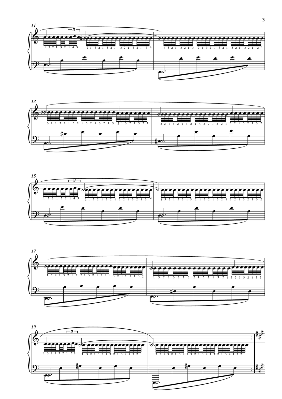 Recuerdos De La Alhambra Recuerdos De La Alhambra Piano Solo scores gallery preview page 3
