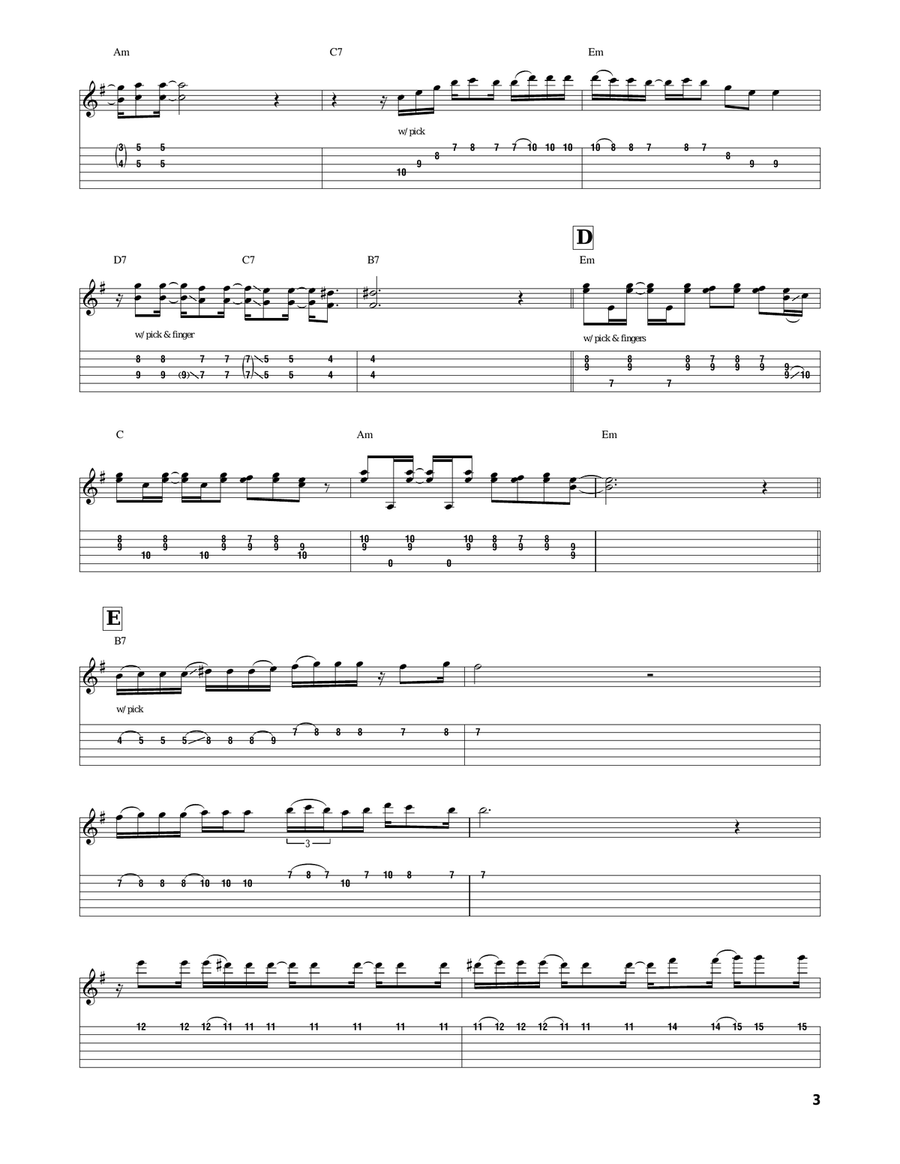 Mario Takes A Walk Mario Takes A Walk Acoustic Guitar scores gallery preview page 3