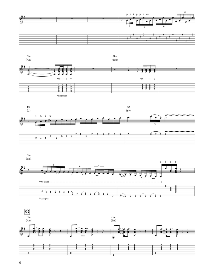 Cafe Mocha Cafe Mocha Acoustic Guitar scores gallery preview page 4