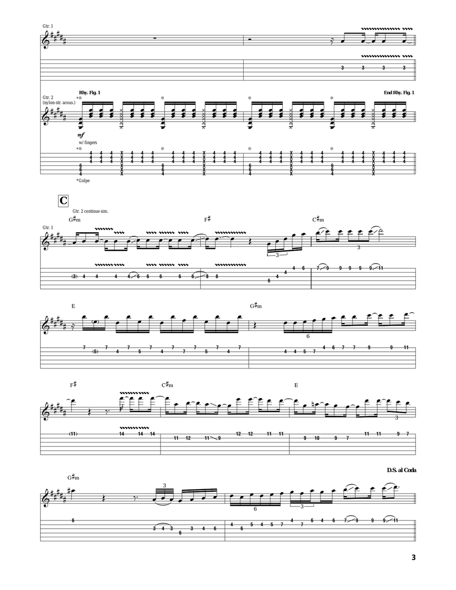 Virtue Virtue Acoustic Guitar scores gallery preview page 3