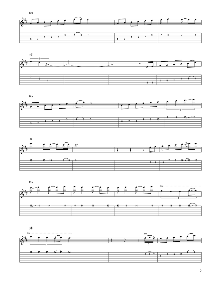 Luna Llena Luna Llena Acoustic Guitar scores gallery preview page 5