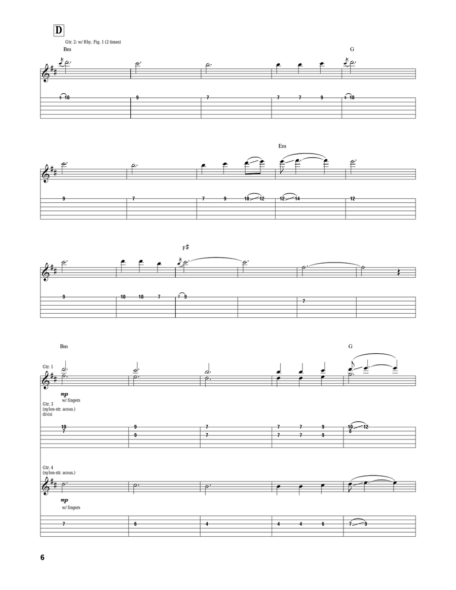 Luna Llena Luna Llena Acoustic Guitar scores gallery preview page 6