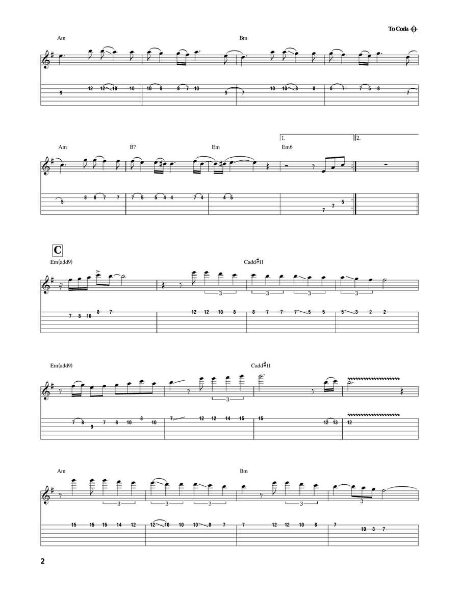 Cascada Cascada Acoustic Guitar scores gallery preview page 2