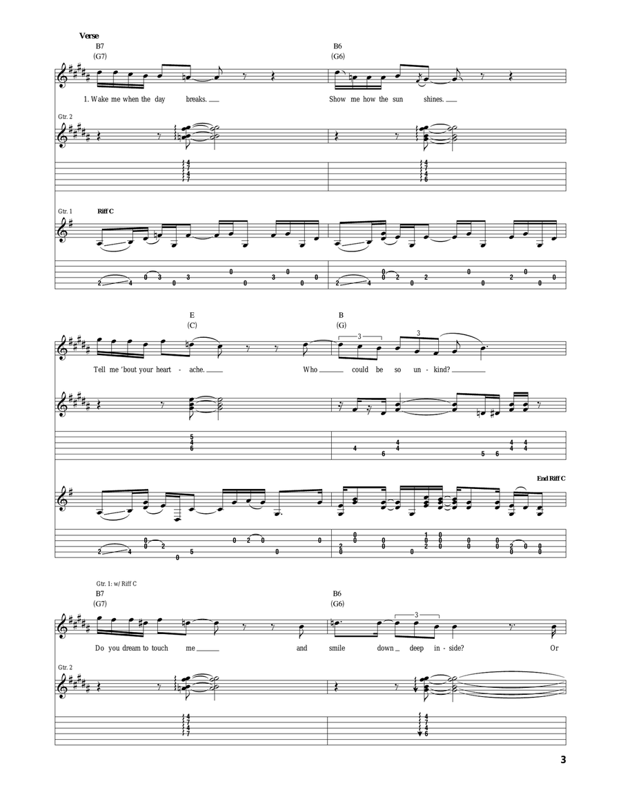 Thorn In My Pride Thorn In My Pride Acoustic Guitar scores gallery preview page 3