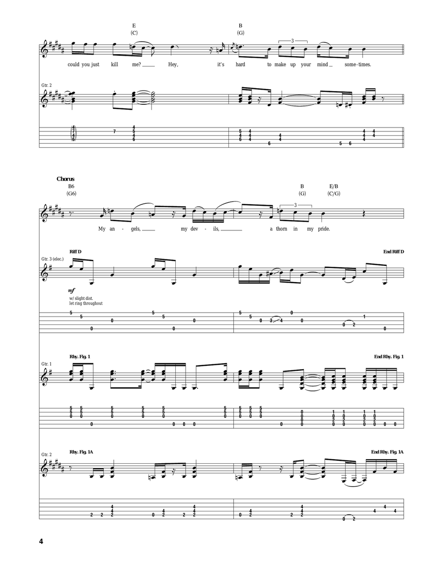 Thorn In My Pride Thorn In My Pride Acoustic Guitar scores gallery preview page 4