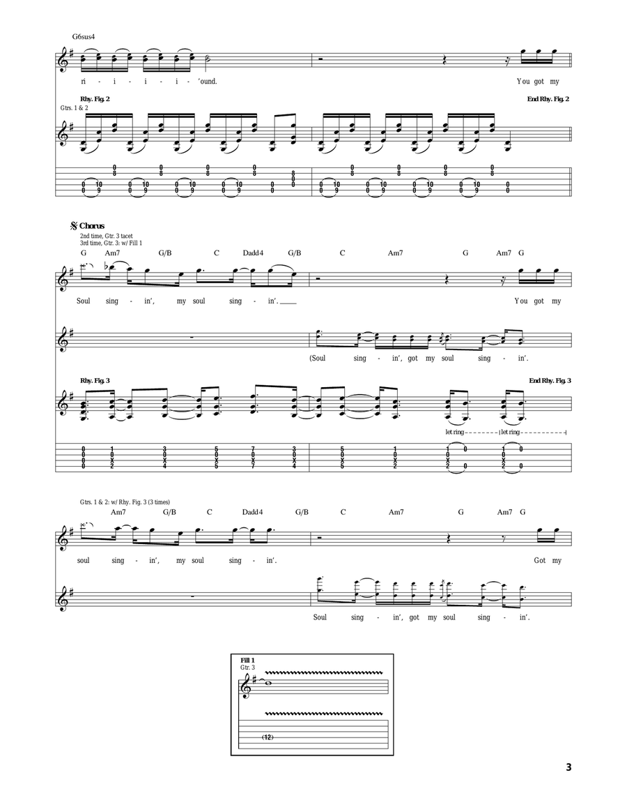 Soul Singing Soul Singing Acoustic Guitar scores gallery preview page 3