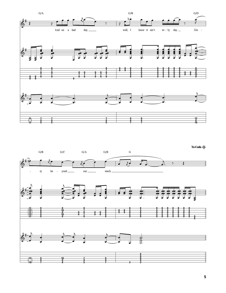 Wiser Time Wiser Time Acoustic Guitar scores gallery preview page 5