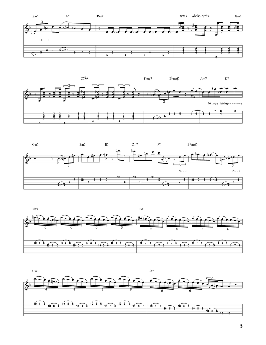 It Could Happen To You It Could Happen To You Electric Guitar scores gallery preview page 5