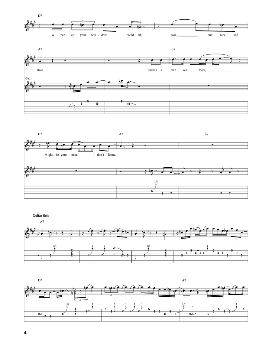 One Way Out One Way Out Acoustic Guitar scores gallery preview page 4