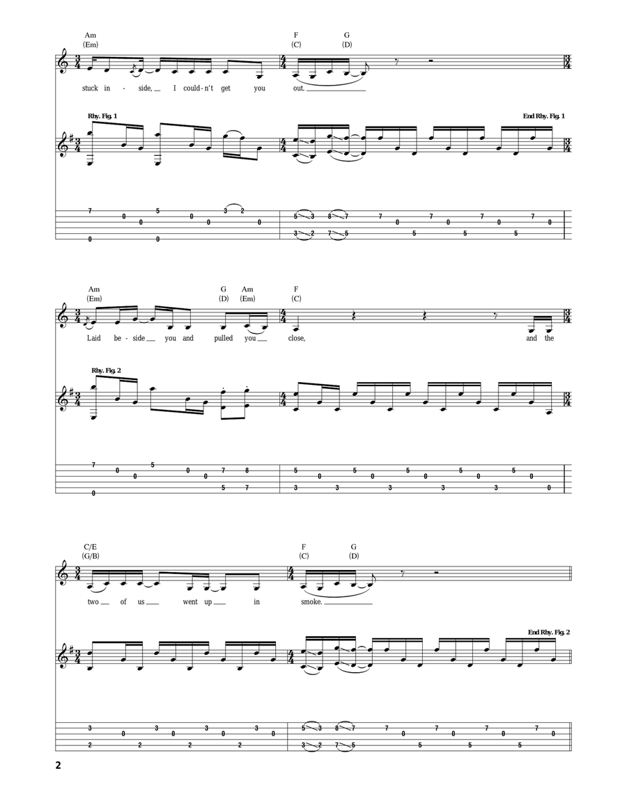 Burning House Burning House Acoustic Guitar scores gallery preview page 2