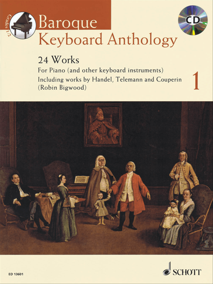 Baroque Keyboard Anthology Volume 1 Piano Solo scores gallery preview page 1