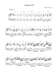 Canon in D Major (Piano)