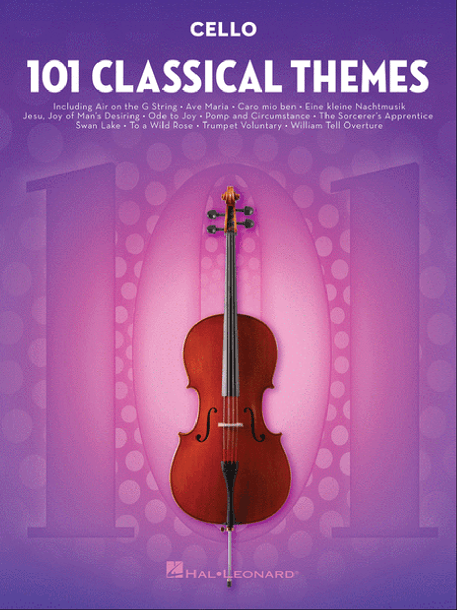 101 Classical Themes for Cello Cello scores gallery preview page 1