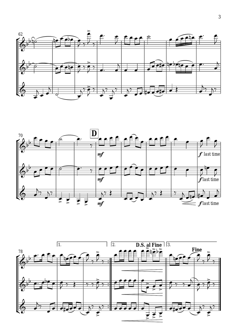 Yankee Doodle Boy Yankee Doodle Boy Woodwind Trio scores gallery preview page 4
