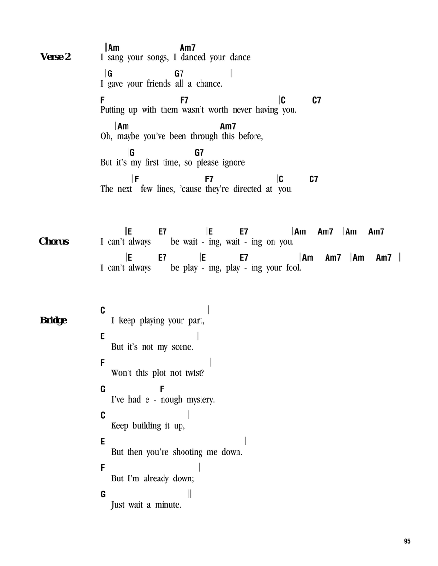 Sitting, Waiting, Wishing Ukulele scores gallery preview page 2