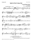 Spirit of the Living God - Bb Clarinet