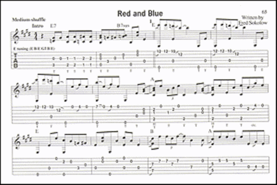 Great Blues Solos Guitar scores gallery preview page 4
