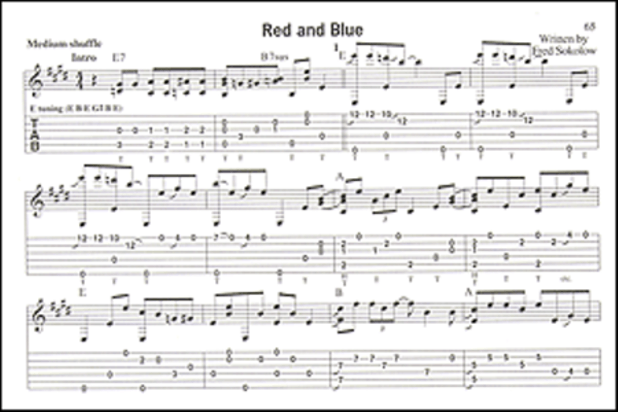 Great Blues Solos Guitar scores gallery preview page 5