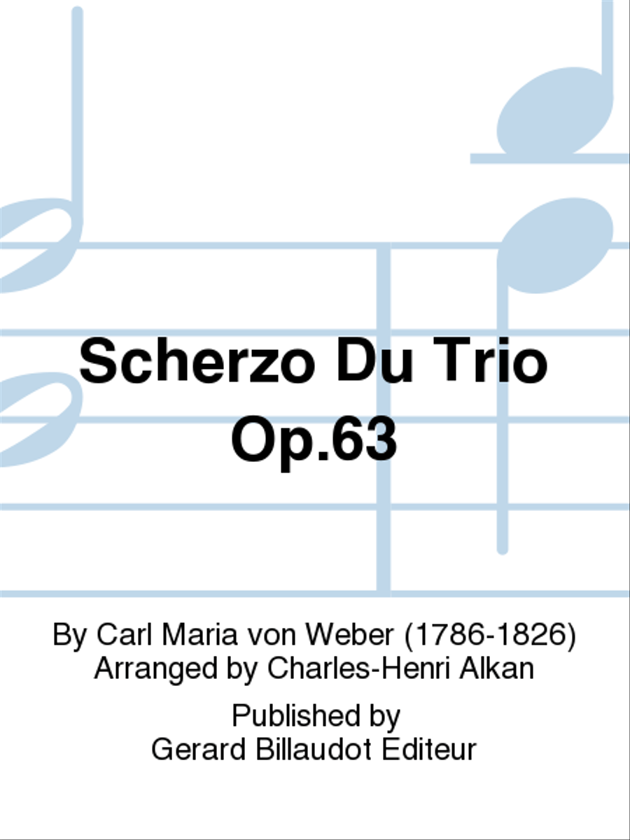 Scherzo Du Trio Op. 63 Piano Solo scores gallery preview page 1