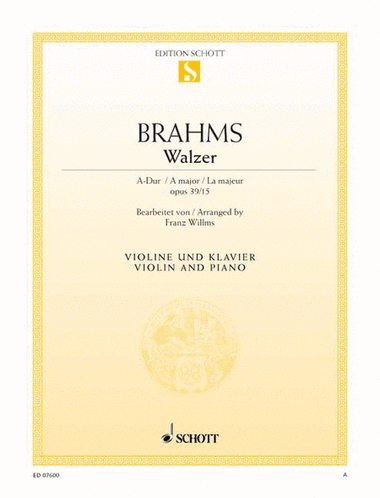 Waltz A major, Op. 39/15