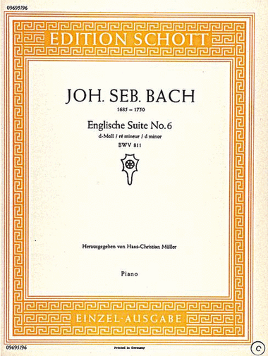 English Suite No. 6 D minor, BWV 811