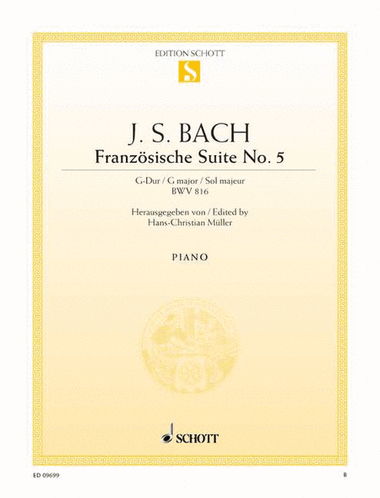 French Suite No. 5 G major, BWV 816