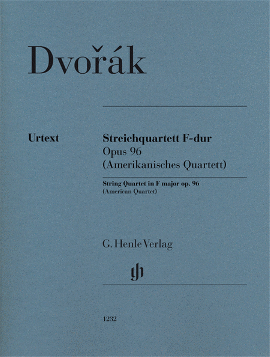 String Quartet F major op. 96 (American Quartet) op. 96 String Quartet scores gallery preview page 1