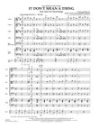 It Don't Mean A Thing - Full Score