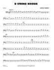 D String Boogie - Cello
